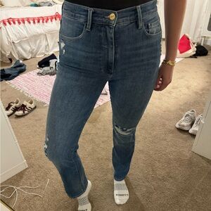 FRAME jeans size 27 Le Sylvie Slender Straight